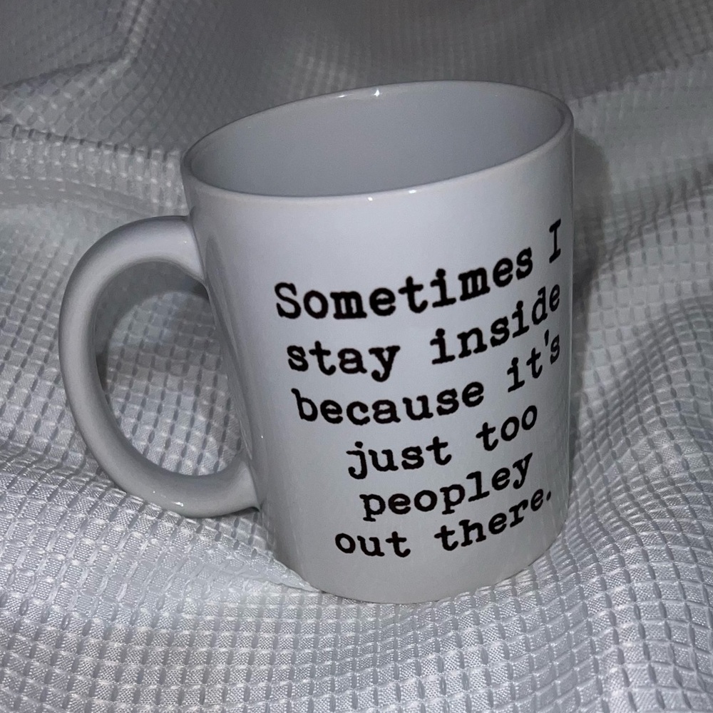 NWOT introvert quote mug